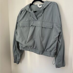 ALO Yoga International Anorak Hoodie - Cosmic Grey